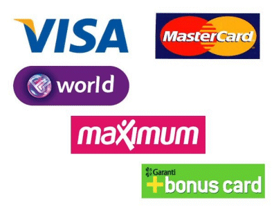 Treci Makine Ticaret - Kredi Kart demeleri - Visa - MasterCard - world - maximum - bonus card